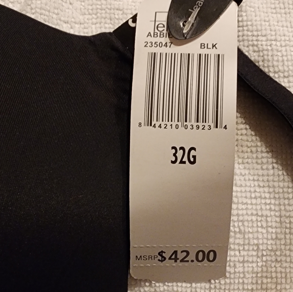 Felina Bra black Abbie front closure 32G - Picture 5 of 9